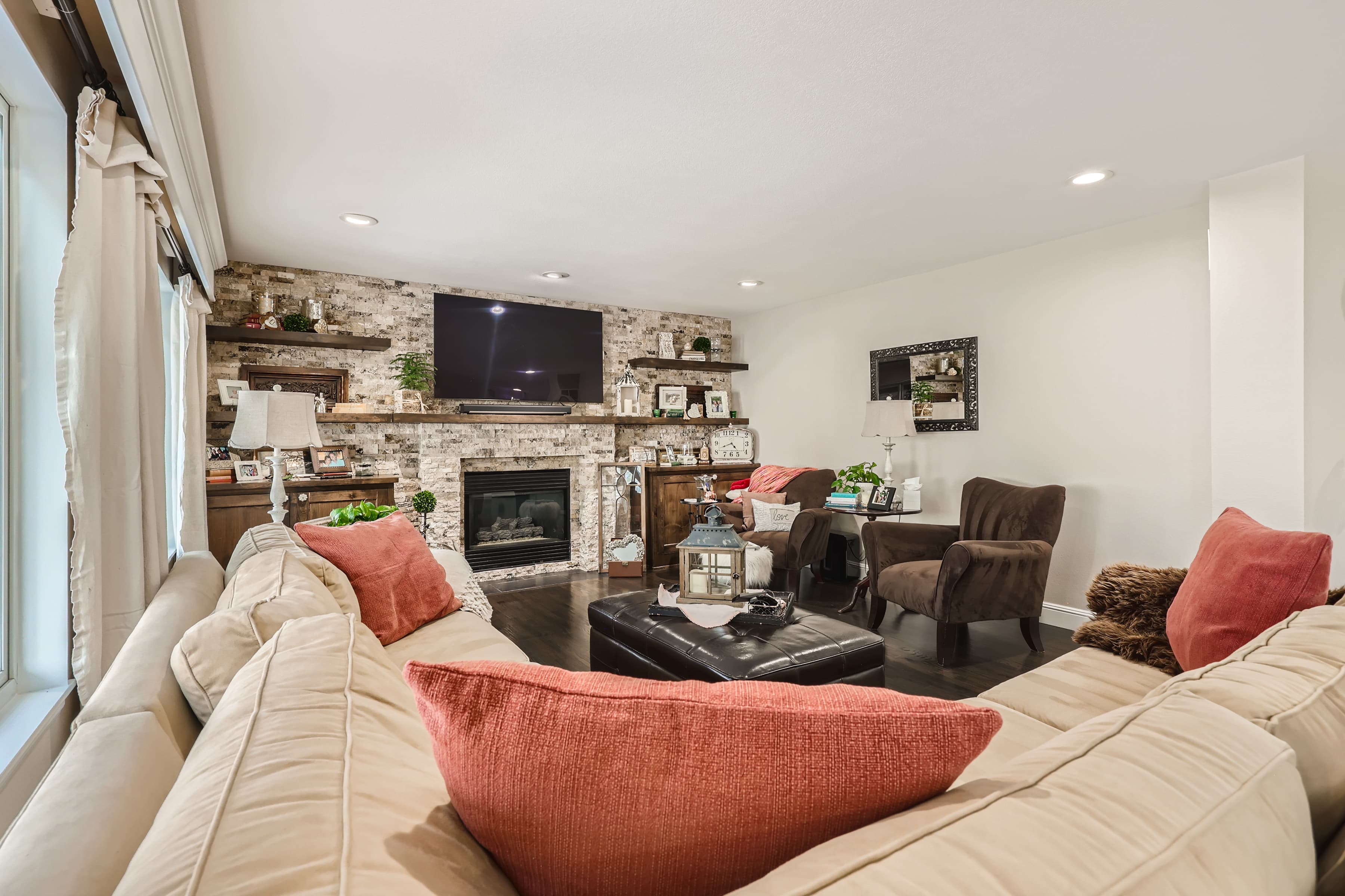 Interior of a completed Infinity Builders home remodel