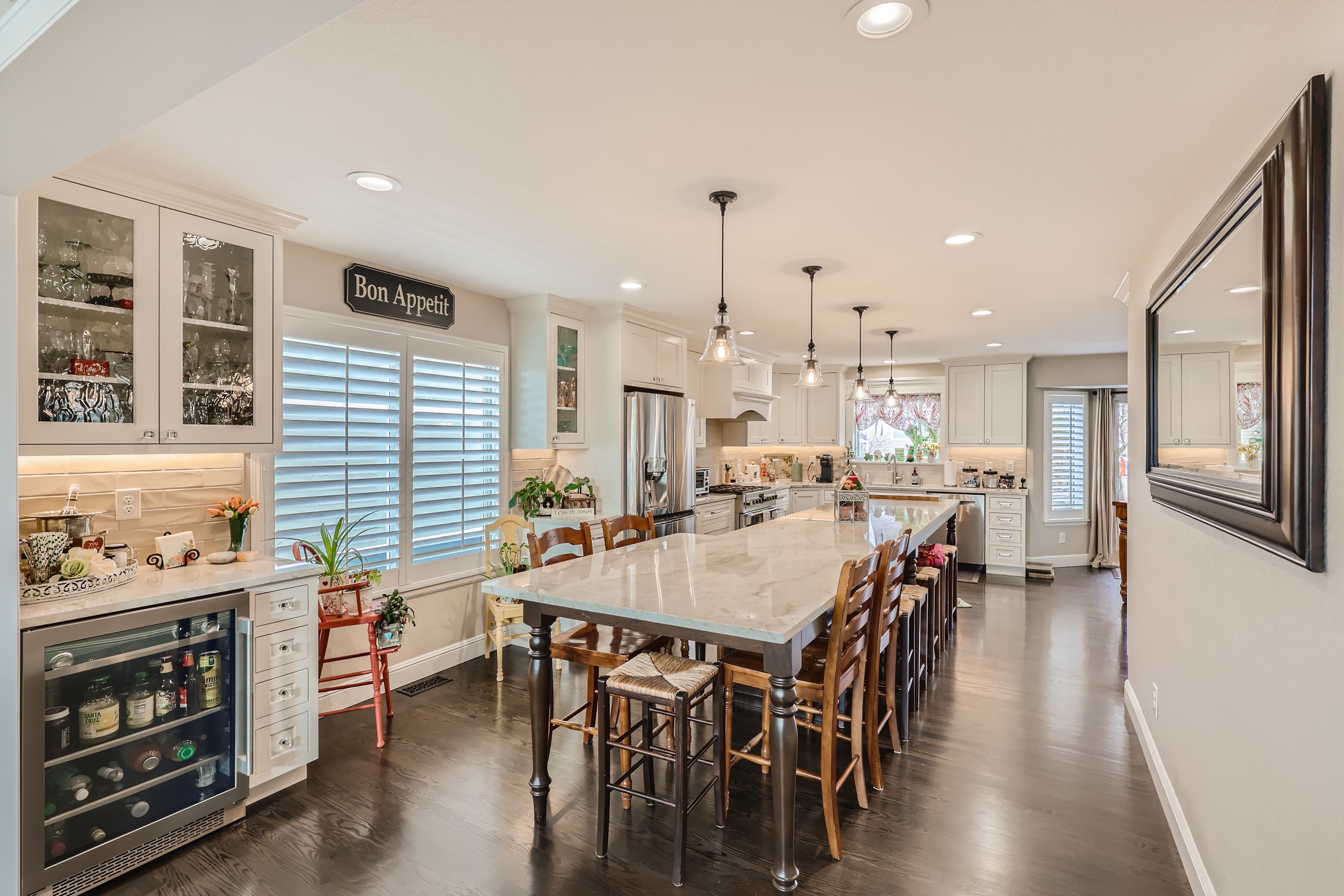 A custom kitchen remodel by Infinity Builders